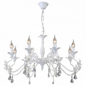 Подвесная люстра Arte Lamp Angelina A5349LM-8WH в Невьянске - nevyansk.mebel24.online | фото 3