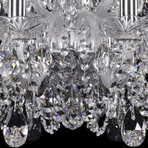 Подвесная люстра Bohemia Ivele Crystal 1402 1402/12+6/240/Ni в Невьянске - nevyansk.mebel24.online | фото 3