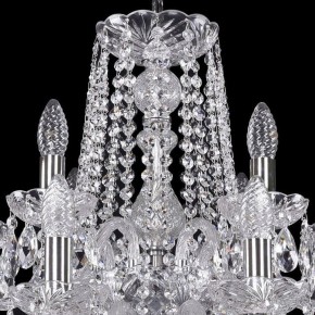 Подвесная люстра Bohemia Ivele Crystal 1402 1402/12+6/300/2d/Ni в Невьянске - nevyansk.mebel24.online | фото 4