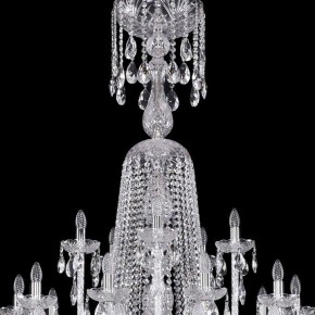 Подвесная люстра Bohemia Ivele Crystal 1402 1402/20+10+5/530/XL-165/Ni в Невьянске - nevyansk.mebel24.online | фото 4