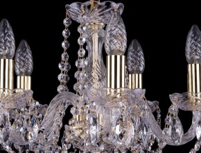 Подвесная люстра Bohemia Ivele Crystal 1402 1402/5/141/G в Невьянске - nevyansk.mebel24.online | фото 7