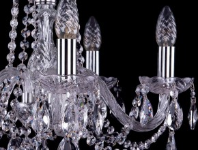 Подвесная люстра Bohemia Ivele Crystal 1402 1402/5/160/Ni в Невьянске - nevyansk.mebel24.online | фото 3