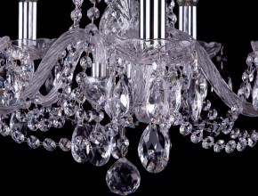Подвесная люстра Bohemia Ivele Crystal 1402 1402/5/160/Ni в Невьянске - nevyansk.mebel24.online | фото 4