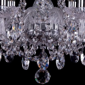 Подвесная люстра Bohemia Ivele Crystal 1402 1402/6/160/Ni в Невьянске - nevyansk.mebel24.online | фото 3