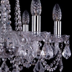 Подвесная люстра Bohemia Ivele Crystal 1402 1402/6/160/Ni/Leafs в Невьянске - nevyansk.mebel24.online | фото 2