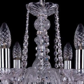 Подвесная люстра Bohemia Ivele Crystal 1402 1402/6/160/Ni/Leafs в Невьянске - nevyansk.mebel24.online | фото 4