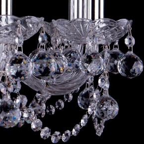 Подвесная люстра Bohemia Ivele Crystal 1402 1402/8/195/Ni/Balls в Невьянске - nevyansk.mebel24.online | фото 3