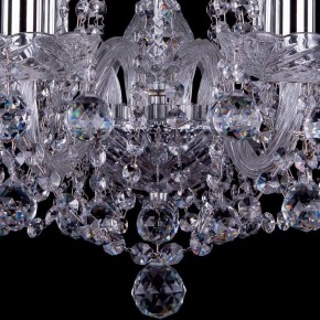 Подвесная люстра Bohemia Ivele Crystal 1402 1402/8/195/Ni/Balls в Невьянске - nevyansk.mebel24.online | фото 4