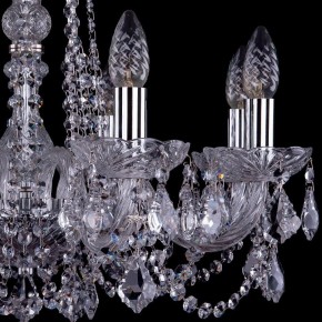 Подвесная люстра Bohemia Ivele Crystal 1402 1402/8/195/Ni/Leafs в Невьянске - nevyansk.mebel24.online | фото 2