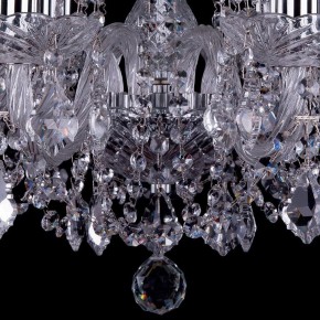 Подвесная люстра Bohemia Ivele Crystal 1402 1402/8/195/Ni/Leafs в Невьянске - nevyansk.mebel24.online | фото 3