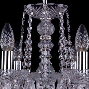 Подвесная люстра Bohemia Ivele Crystal 1402 1402/8/195/Ni/Leafs в Невьянске - nevyansk.mebel24.online | фото 4