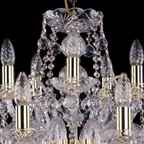 Подвесная люстра Bohemia Ivele Crystal 1411 1411/10+5/240/G/Balls в Невьянске - nevyansk.mebel24.online | фото 4