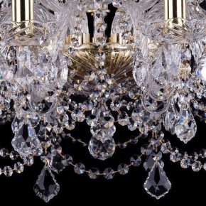 Подвесная люстра Bohemia Ivele Crystal 1411 1411/10+5/240/G/Leafs в Невьянске - nevyansk.mebel24.online | фото 3