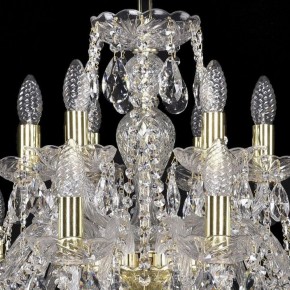 Подвесная люстра Bohemia Ivele Crystal 1411 1411/12+6/240/G в Невьянске - nevyansk.mebel24.online | фото 4