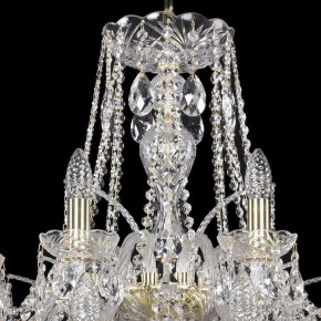 Подвесная люстра Bohemia Ivele Crystal 1411 1411/16+8/360/2d/G в Невьянске - nevyansk.mebel24.online | фото 4