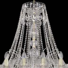Подвесная люстра Bohemia Ivele Crystal 1411 1411/24/460/G в Невьянске - nevyansk.mebel24.online | фото 4