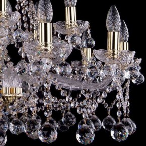 Подвесная люстра Bohemia Ivele Crystal 1413 1413/10+5/300/G/Balls в Невьянске - nevyansk.mebel24.online | фото 3