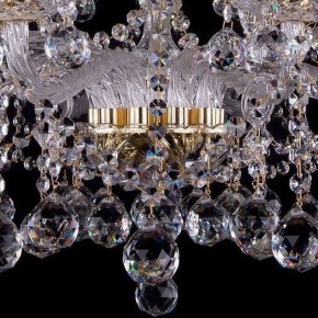 Подвесная люстра Bohemia Ivele Crystal 1413 1413/10+5/300/G/Balls в Невьянске - nevyansk.mebel24.online | фото 4