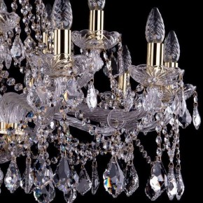 Подвесная люстра Bohemia Ivele Crystal 1413 1413/10+5/300/G/Leafs в Невьянске - nevyansk.mebel24.online | фото 2