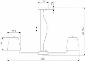 Подвесная люстра Eurosvet Amaretto 60155/8 хром в Невьянске - nevyansk.mebel24.online | фото 5