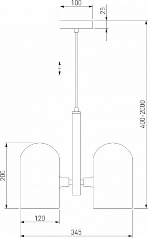Подвесная люстра Eurosvet Bambola 50357/3 латунь в Невьянске - nevyansk.mebel24.online | фото 4