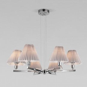 Подвесная люстра Eurosvet Peony 60136/6 хром/серый в Невьянске - nevyansk.mebel24.online | фото 3