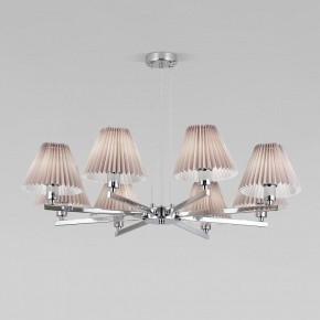 Подвесная люстра Eurosvet Peony 60136/8 хром/серый в Невьянске - nevyansk.mebel24.online | фото 2