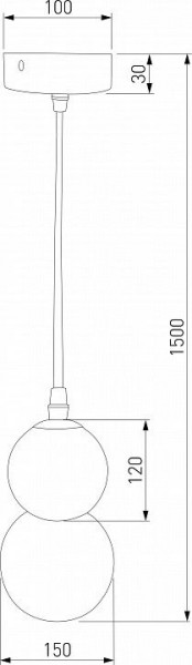 Подвесная люстра Eurosvet Polar 50251/1 LED белый в Невьянске - nevyansk.mebel24.online | фото 3