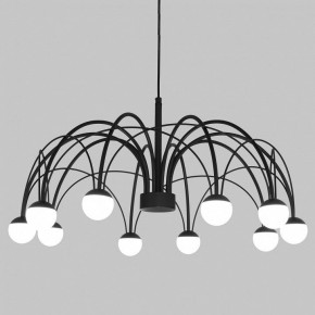 Подвесная люстра Eurosvet Ragno 90034/10 LED черный в Невьянске - nevyansk.mebel24.online | фото