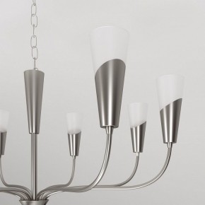 Подвесная люстра Eurosvet Rhyton 60167/8 никель в Невьянске - nevyansk.mebel24.online | фото 8