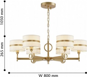 Подвесная люстра Favourite Mateo 2634-6P в Невьянске - nevyansk.mebel24.online | фото 8