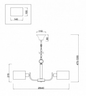 Подвесная люстра Freya Anita FR5012PL-05CH в Невьянске - nevyansk.mebel24.online | фото 4