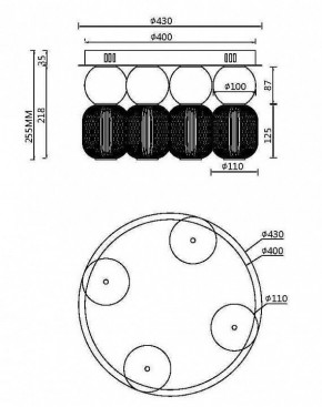 Подвесная люстра Maytoni Drop MOD273CL-L60CH3K в Невьянске - nevyansk.mebel24.online | фото 3