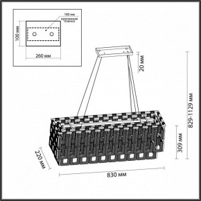 Подвесная люстра Odeon Light Buckle 4989/10 в Невьянске - nevyansk.mebel24.online | фото 6