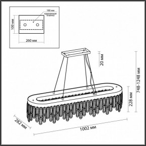 Подвесная люстра Odeon Light Dakisa 4985/12 в Невьянске - nevyansk.mebel24.online | фото 7