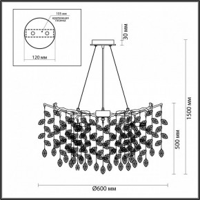 Подвесная люстра Odeon Light Delica 4969/10 в Невьянске - nevyansk.mebel24.online | фото 5