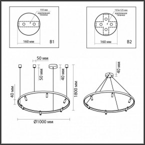 Подвесная люстра Odeon Light Fonda 4317/93L в Невьянске - nevyansk.mebel24.online | фото 6