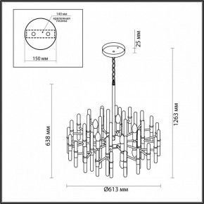 Подвесная люстра Odeon Light Stika 4988/10 в Невьянске - nevyansk.mebel24.online | фото 7