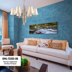 Подвесная люстра Omnilux Porlezza OML-72203-06 в Невьянске - nevyansk.mebel24.online | фото 8