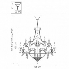 Подвесная люстра Osgona Classic 700511 в Невьянске - nevyansk.mebel24.online | фото 3