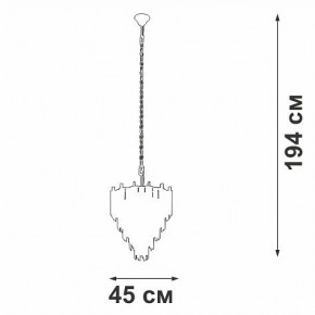 Подвесная люстра Vitaluce V58560 V58560-8/10 в Невьянске - nevyansk.mebel24.online | фото 3