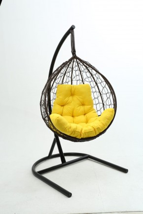 Подвесное кресло Бароло (коричневый/желтый) в Невьянске - nevyansk.mebel24.online | фото