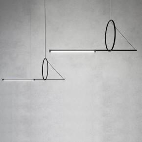 Подвесной светильник Imperiumloft Suspension Cercle Et Trait – Graphite Satine 40.1282-0 в Невьянске - nevyansk.mebel24.online | фото 4