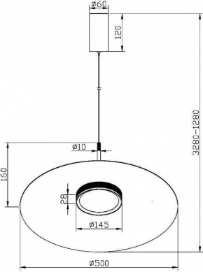 Подвесной светильник Maytoni Halo MOD041PL-L15W3K1 в Невьянске - nevyansk.mebel24.online | фото 4