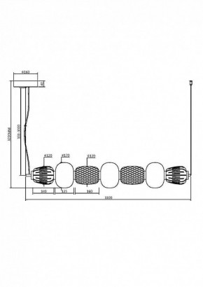 Подвесной светильник Maytoni Pattern MOD267PL-L42CH3K в Невьянске - nevyansk.mebel24.online | фото 4