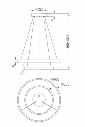 Подвесной светильник Maytoni Rim MOD058PL-L55W4K в Невьянске - nevyansk.mebel24.online | фото 7