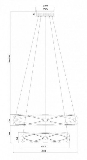 Подвесной светильник Maytoni Weave MOD062PL-L103CH3K в Невьянске - nevyansk.mebel24.online | фото 9