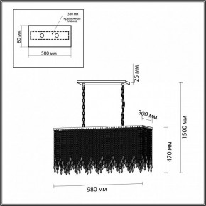 Подвесной светильник Odeon Light Chokka 5028/9A в Невьянске - nevyansk.mebel24.online | фото 5