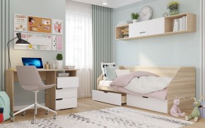 Полка 2032 АНТАЛИЯ (Сонома/Белый софт) в Невьянске - nevyansk.mebel24.online | фото 2