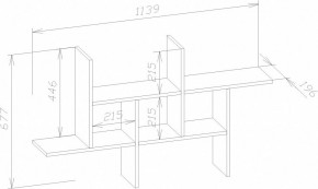 Полка навесная ПК-6 в Невьянске - nevyansk.mebel24.online | фото 4